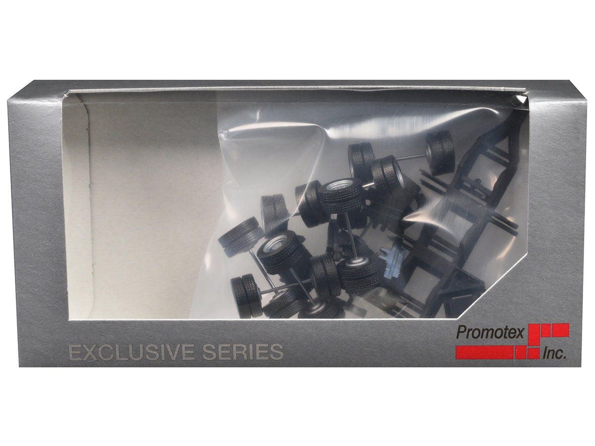 Lowboy Dual Axle Booster with Integrated Rear Axle 1/87 Plastic Model