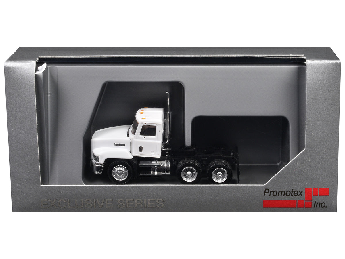 Mack 603 Short Day Cab White 1/87 (HO) Plastic Model by Promotex