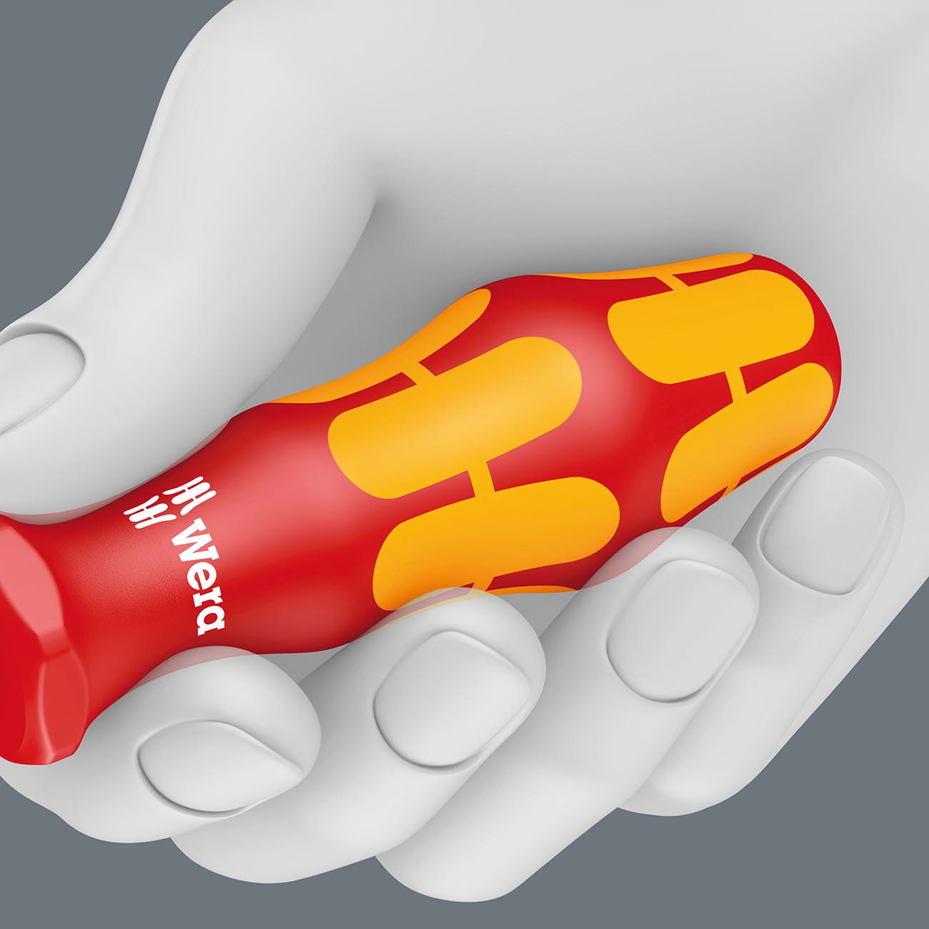 Wera VDE Insulated Screwdriver: Slotted 3.5 x 100mm (with Reduced Shaft Diameter)