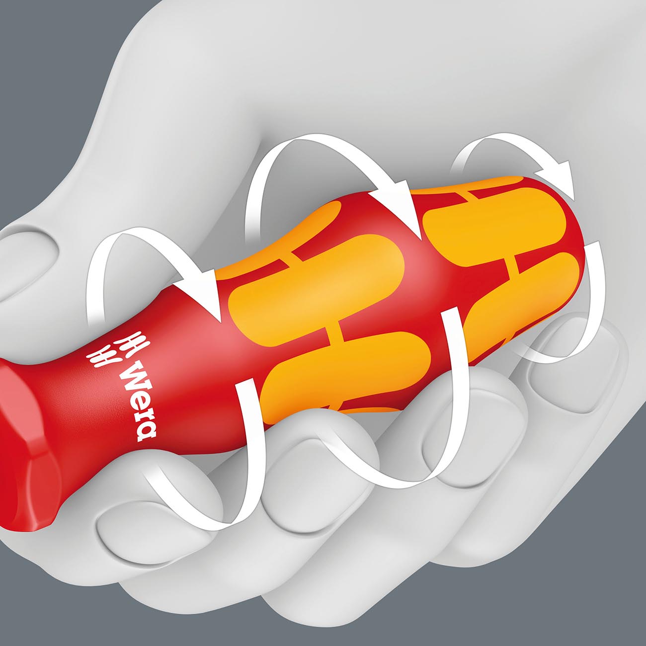 Wera VDE Insulated Screwdriver: Slotted 3.5 x 100mm (with Reduced Shaft Diameter)