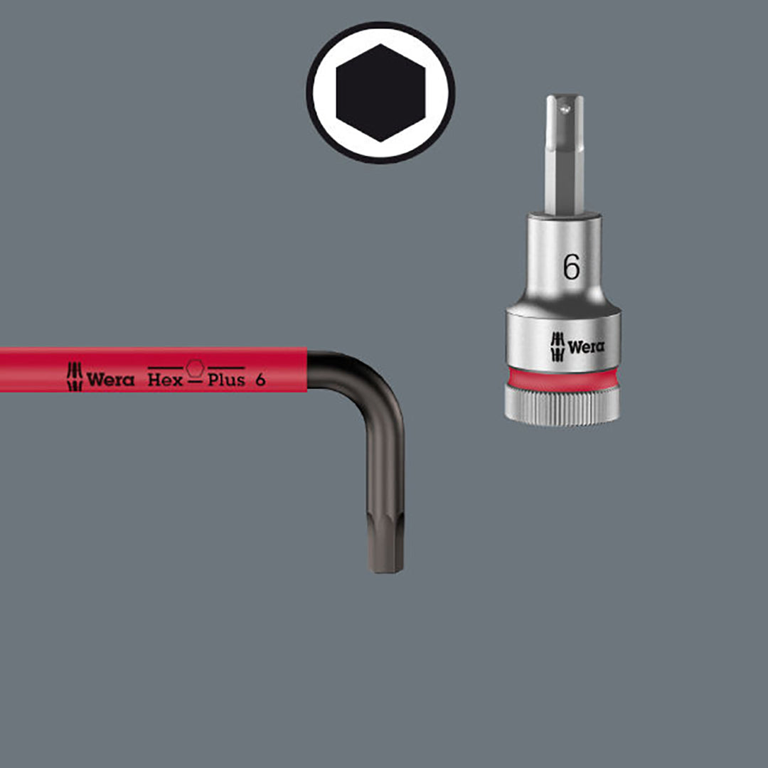 Wera SAE BlackLaser Hex-Plus L-Key Set (9 Piece)