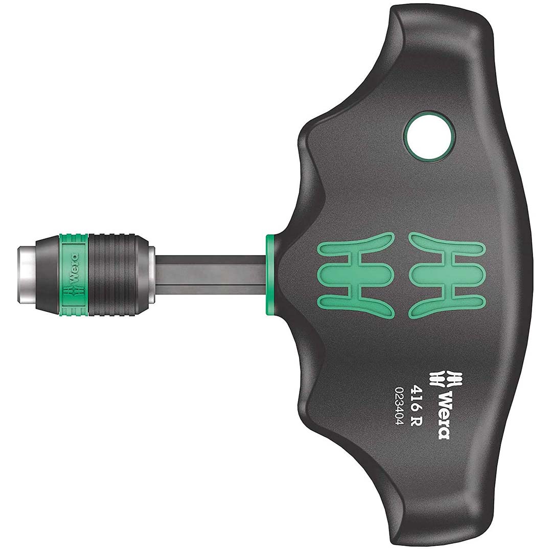 Wera T-Handle 1/4" Bitholding Screwdriver - Rapidaptor