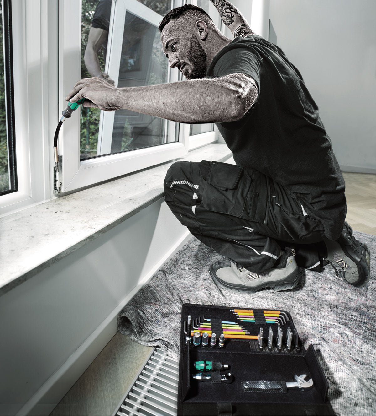 Wera Flexible Shaft Extra Slim Bitholding Screwdriver for 1/4″ Bits