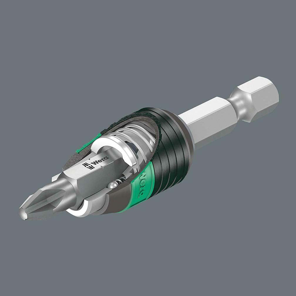 Wera Universal 1/4" Bit Holder with Rapidaptor Quick-Release