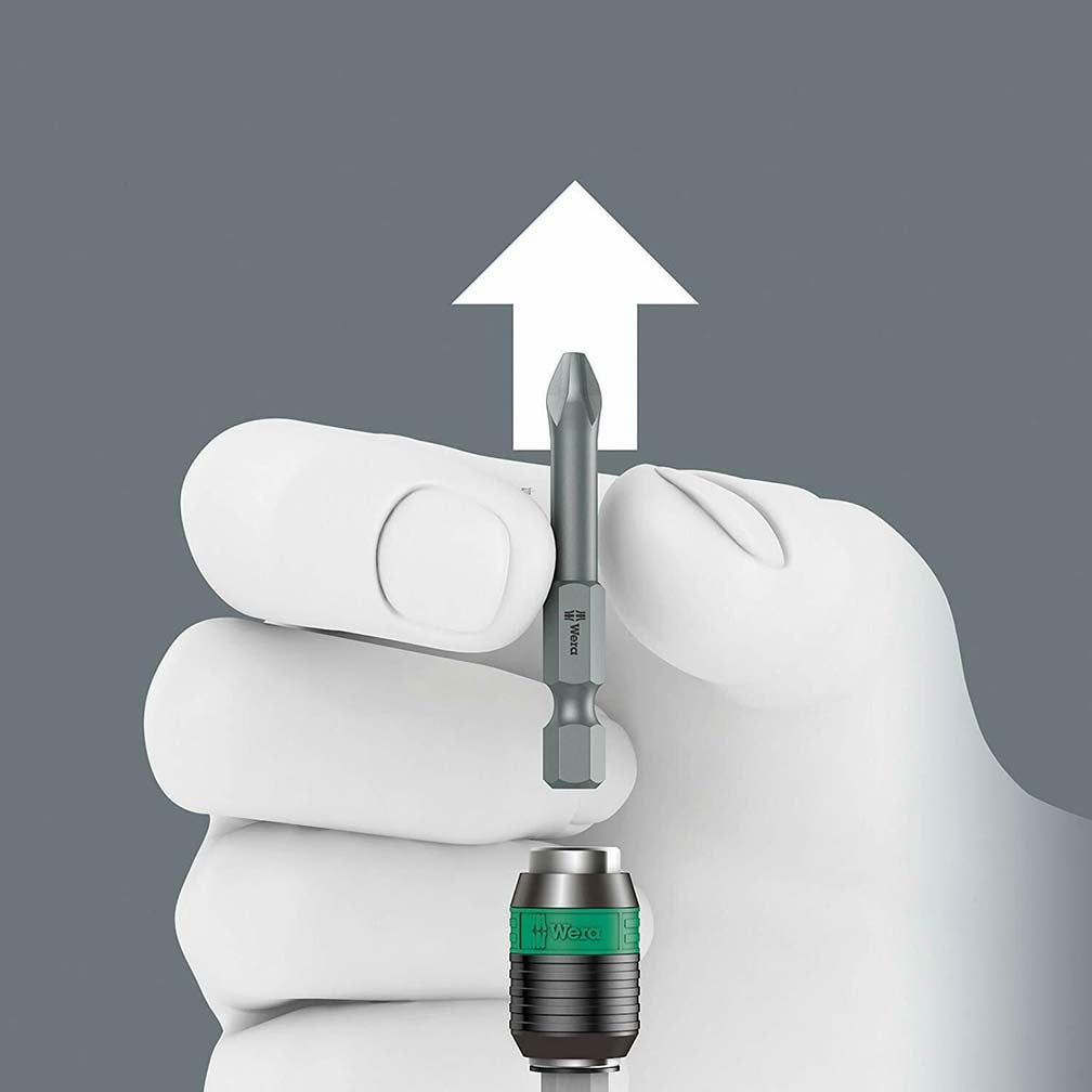 Wera Universal 1/4" Bit Holder with Rapidaptor Quick-Release
