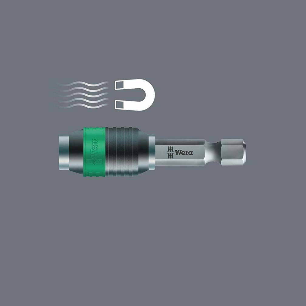 Wera Universal 1/4" Bit Holder with Rapidaptor Quick-Release