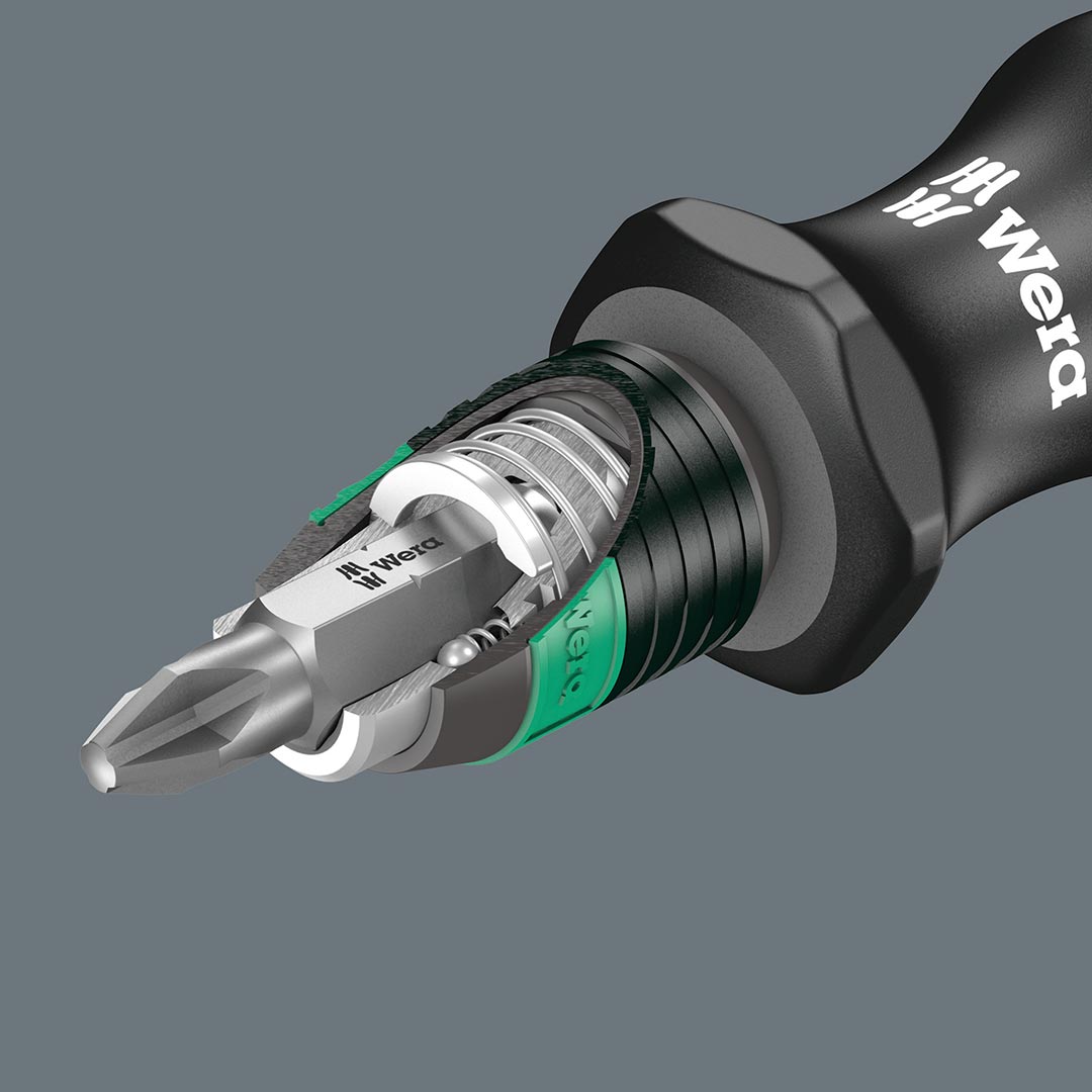 Wera Screwdriver 1/4″ Bit Set and Carrying Case (10 Piece)