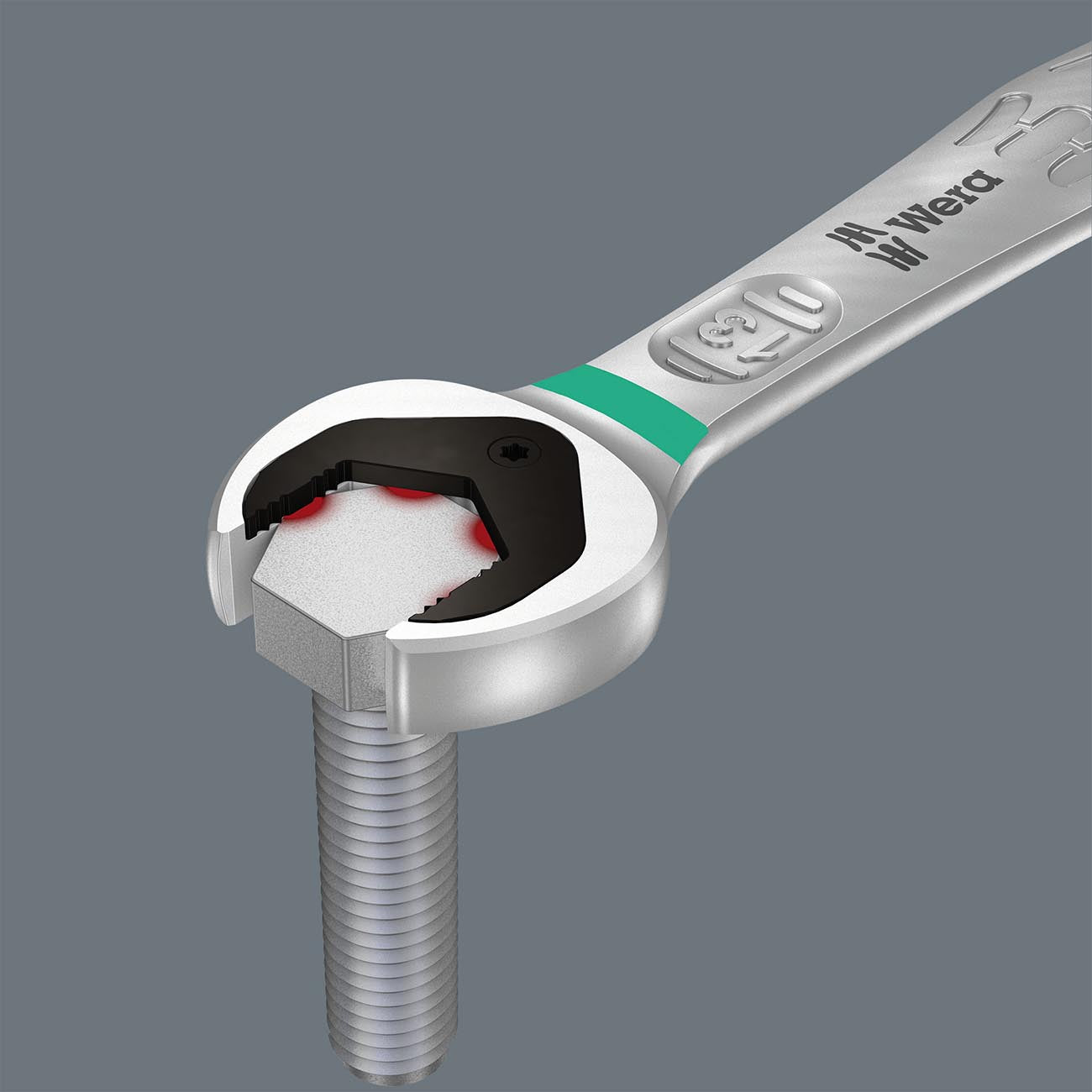Wera SAE Ratcheting Combination Wrench - 1/2″