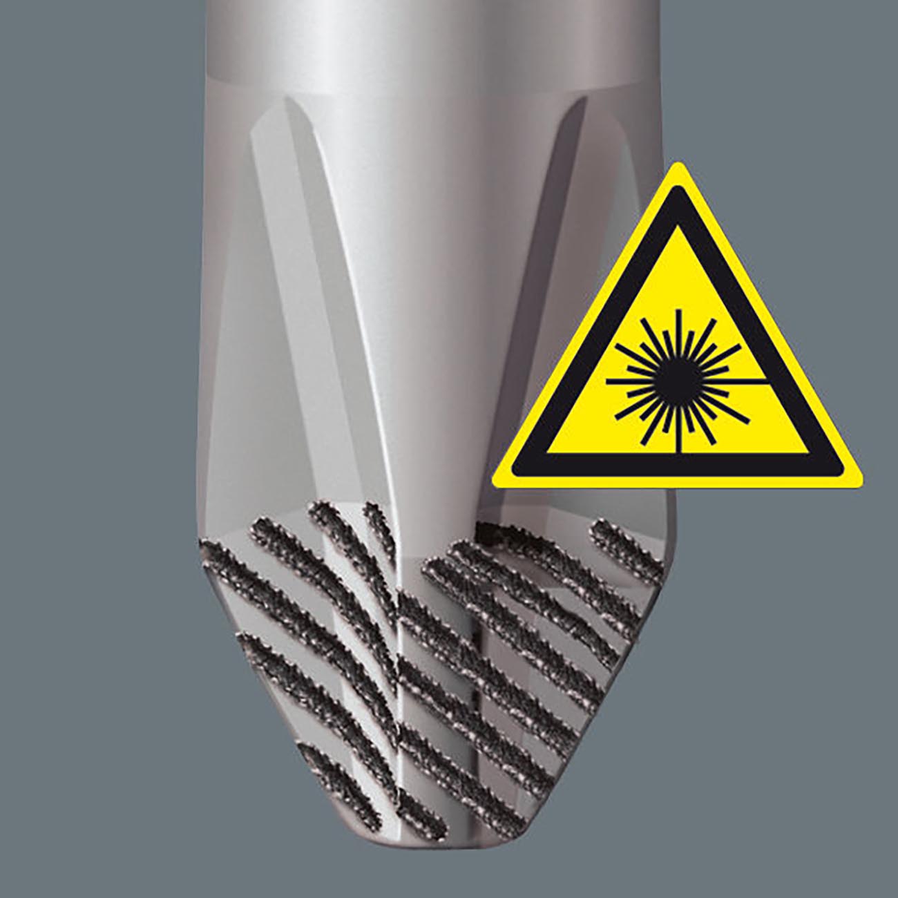 Wera Screwdriver: Slotted 0.8 x 4 x 200mm (With LaserTip)