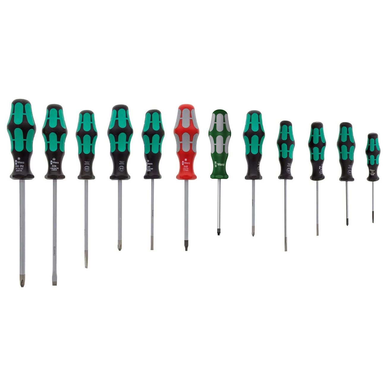 Wera Stainless Steel Screwdriver Set (12-Piece Set)