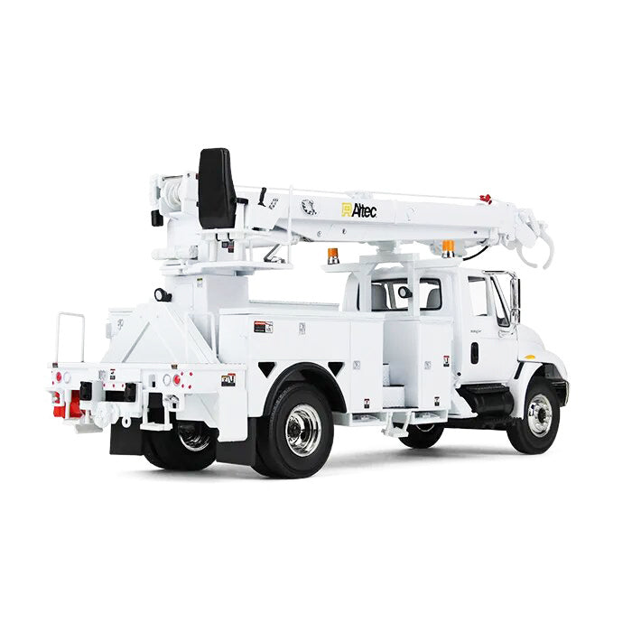 International DuraStar Truck with Digger Derrick Body "Altec" White 1/34 Diecast