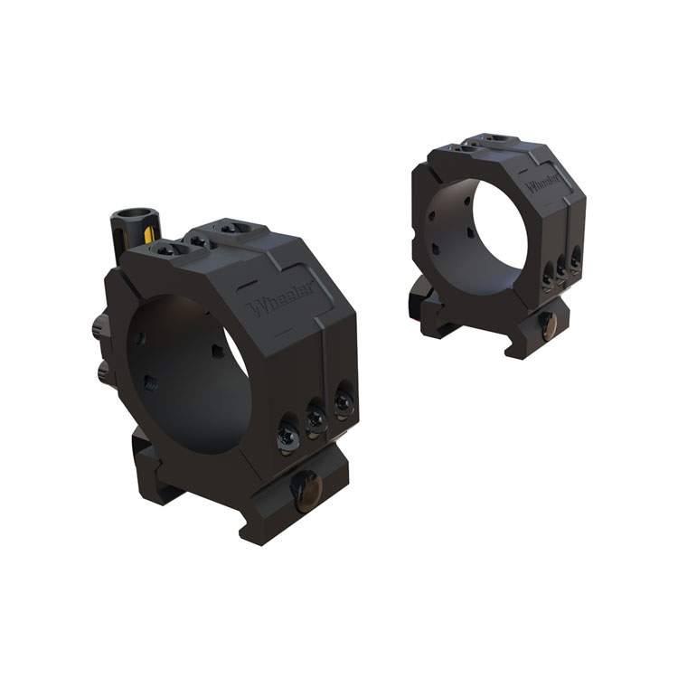 Wheeler 30mm Low Mount Picatinny Rail Scope Rings with Anti-Cant Indicator