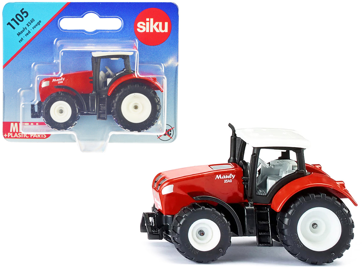 Mauly X540 Tractor Red with White Top Diecast by Siku