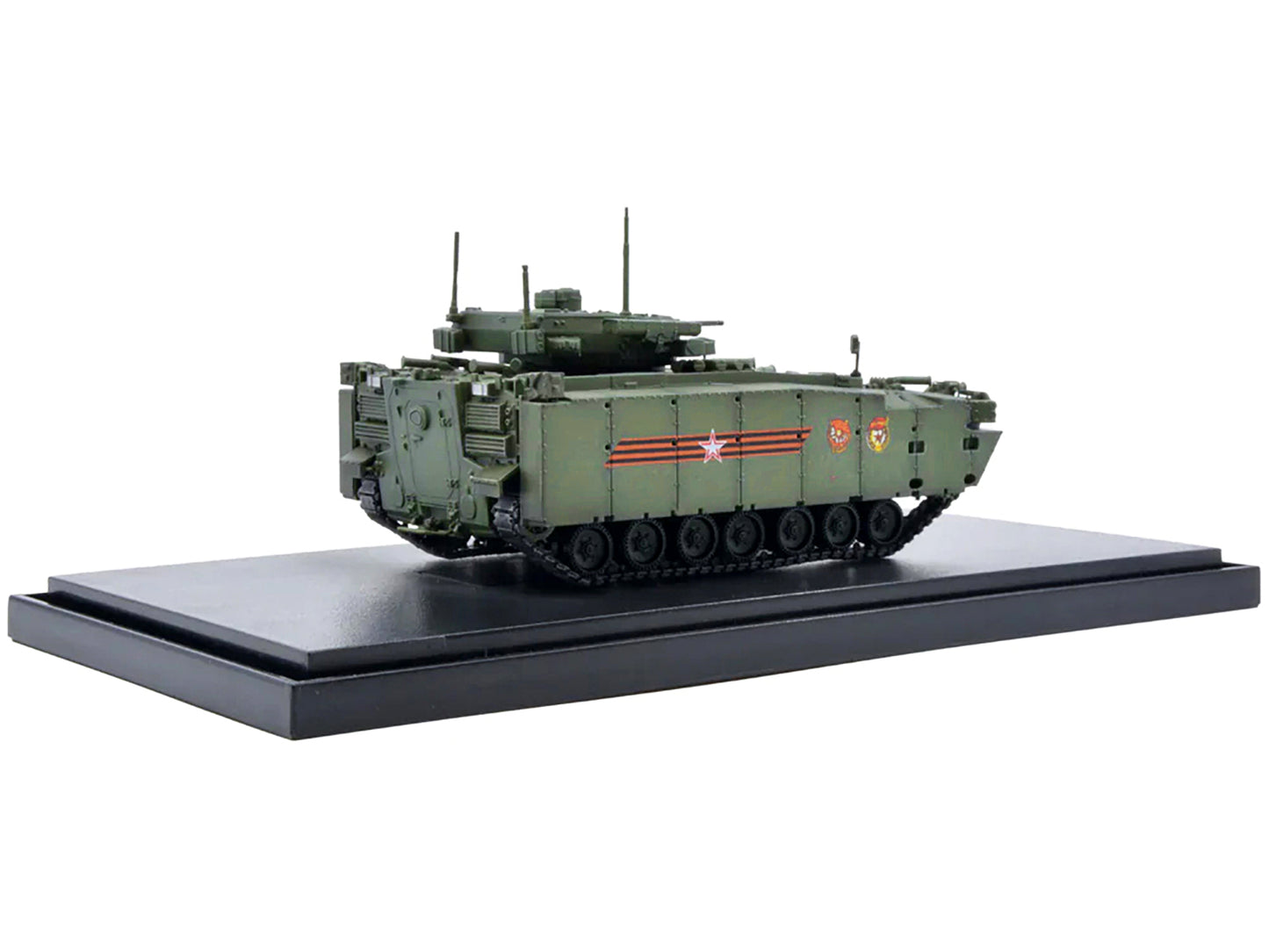 Russian Kurganets-25 Infantry Fighting Vehicle Four Kornet-EM Guided Missiles