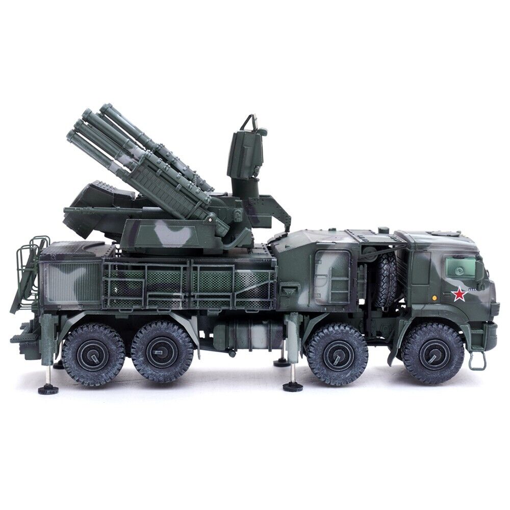 Pantsir S1 96K6 Self-Propelled Air Defense Weapon System Tri-Color Camouflage