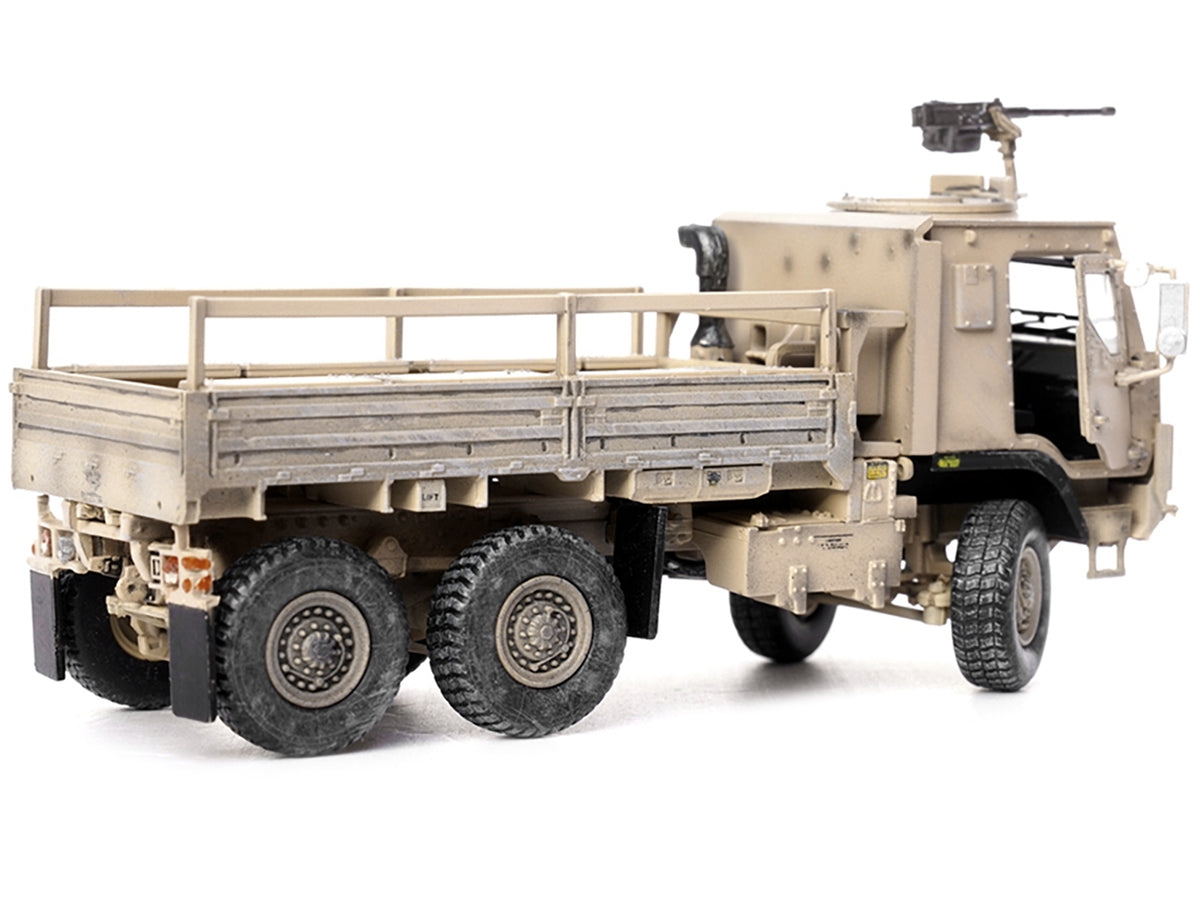 M1083 MTV Armored Cab Cargo Truck Turret Desert Camouflage US Army Armor