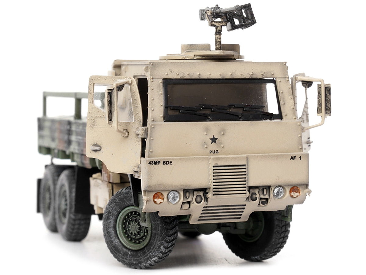 M1083 MTV Armored Cab Cargo Truck Turret NATO Camouflage US Army Armor Premium