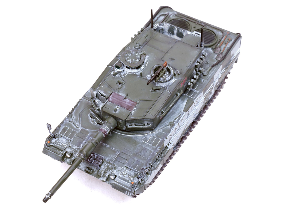 Leopard 2A4 Main Battle Tank Snorkel Winter Camouflage Norwegian Army Armor