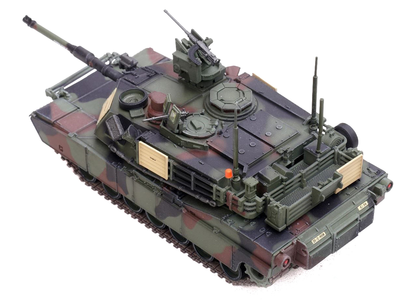 General Dynamics M1A2 SEP V2 Abrams Tank "2nd Battalion 9th Infantry Regiment 2nd Infantry Division South Korea" United States Army 1/72 Diecast Model by Panzerkampf