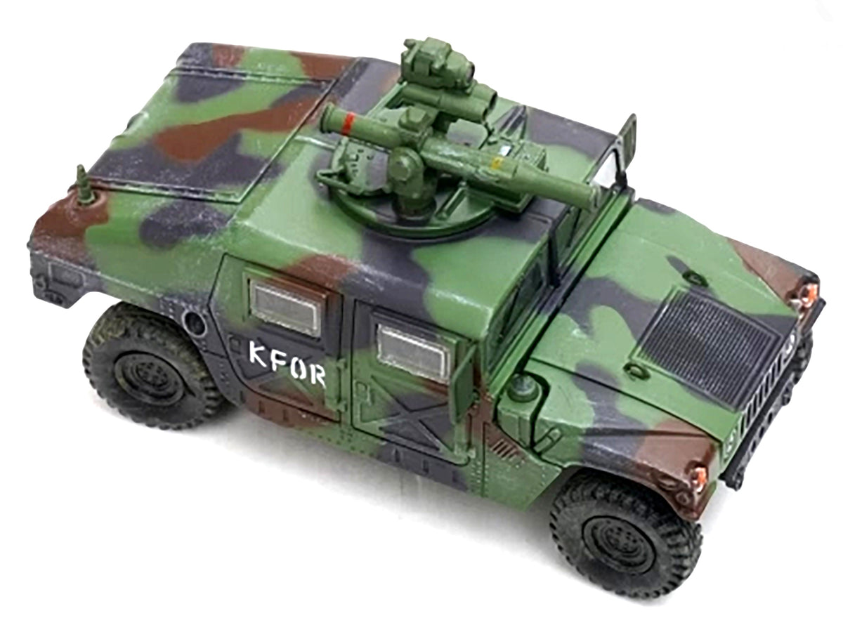 M1046 HUMVEE Tow Missile Carrier Camouflage Military Miniature 1/64 Diecast