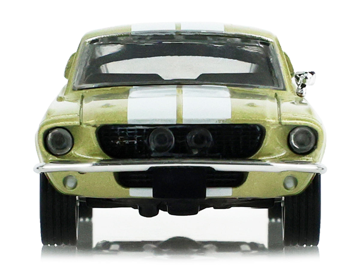 1967 Ford Shelby GT500 Lime Gold Metallic 1/64 Diecast Model Car - Greenlight