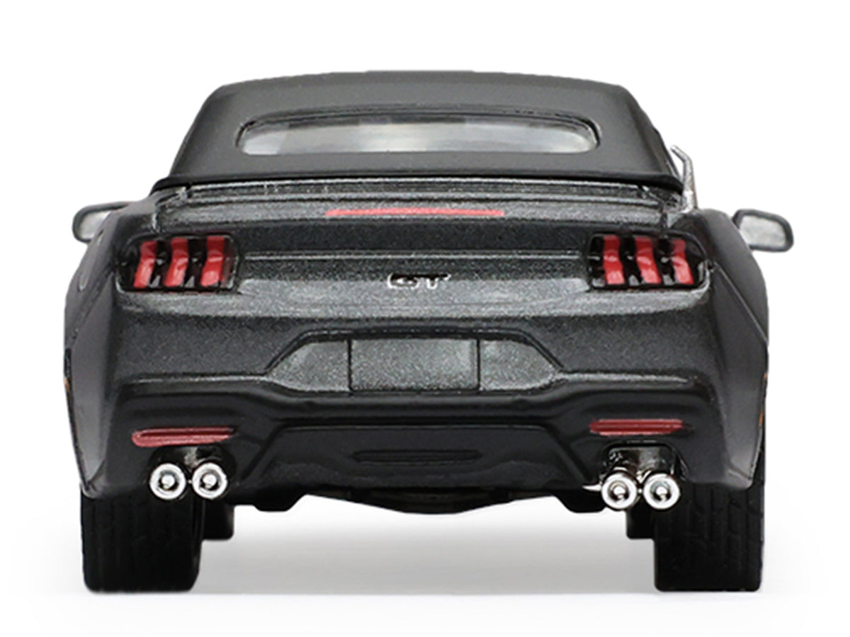 2024 Ford Mustang GT 5.0 Convertible Dark 1/64 Diecast Model Car - Greenlight