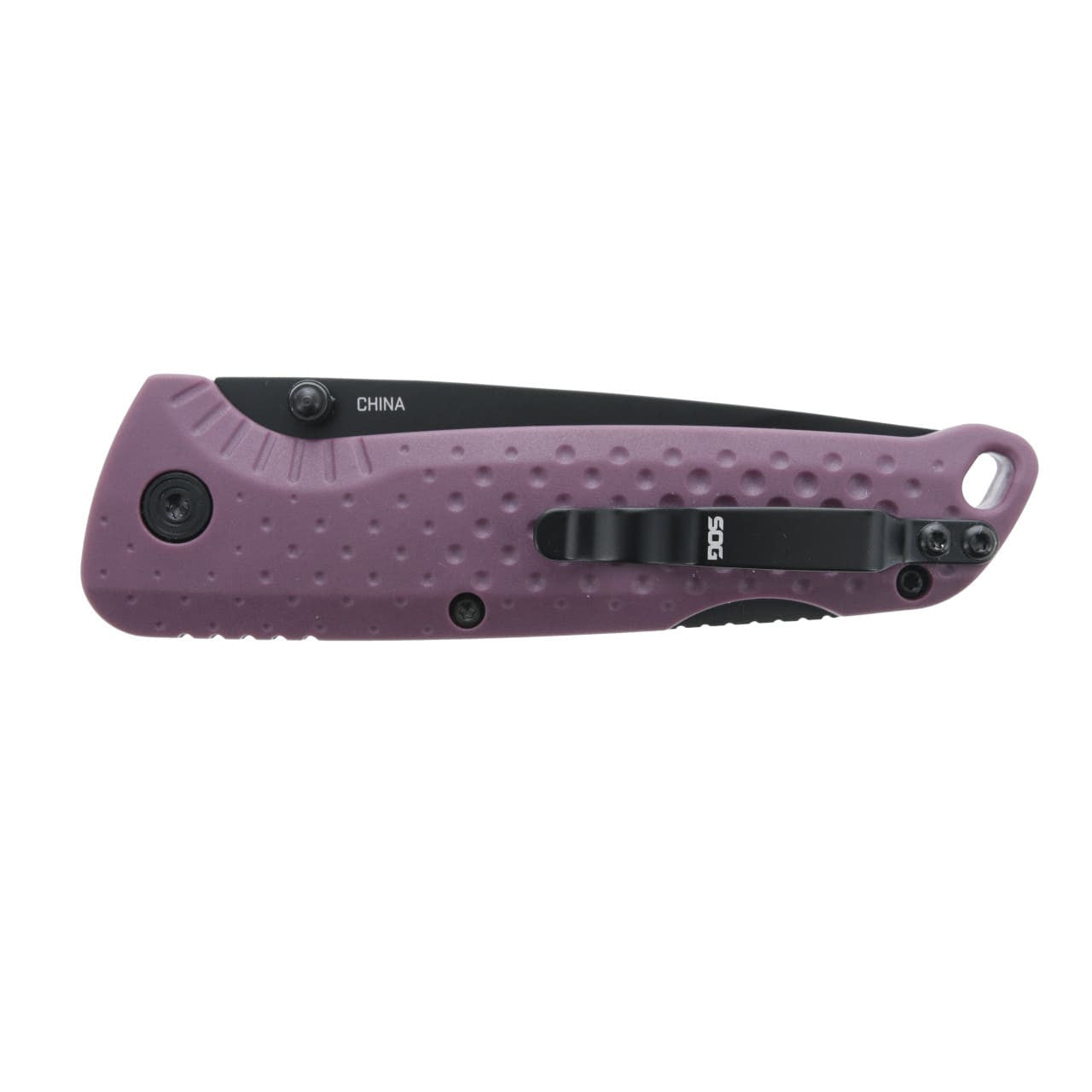 SOG Adventurer LB 3" Folding Pocket Knife (Dusk Purple + Black)
