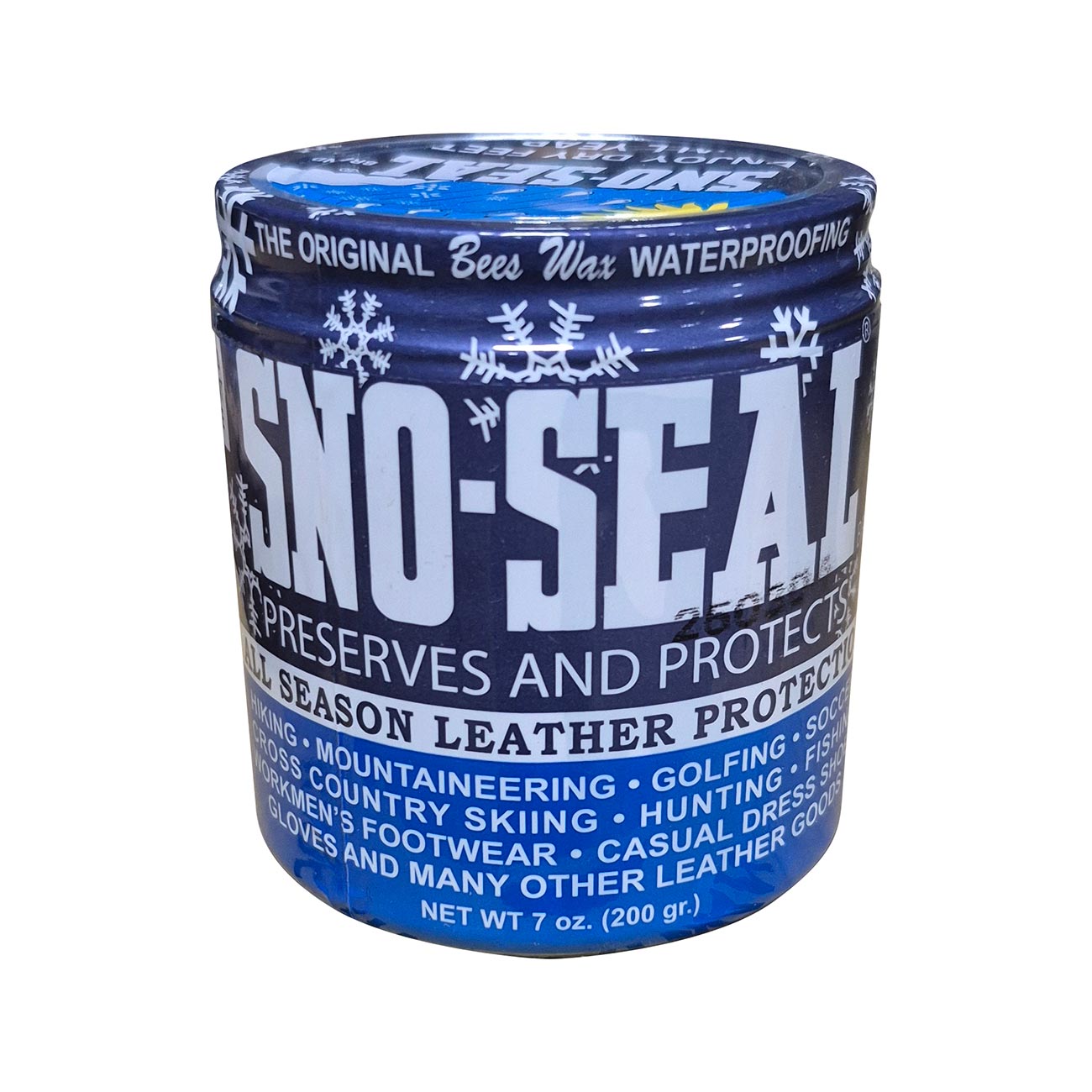 Atsko Sno-Seal Original Beeswax Waterproofing Seasonal Leather Protection (7 oz. Jar)