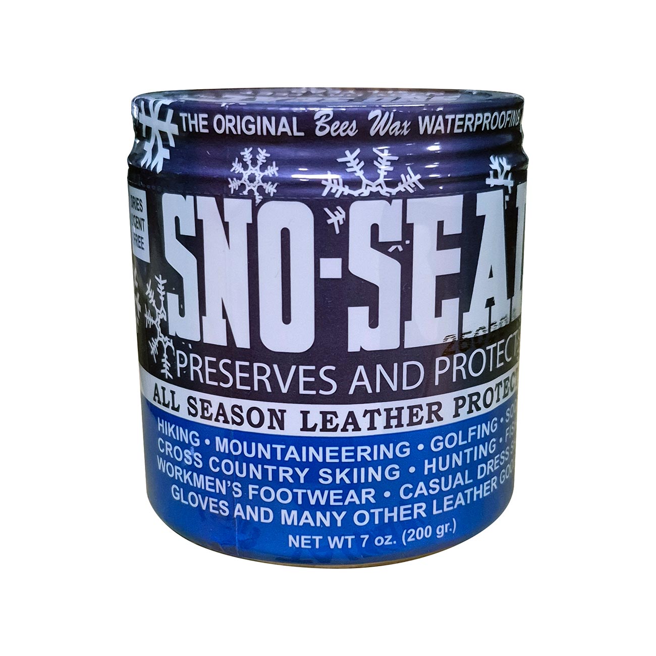 Atsko Sno-Seal Original Beeswax Waterproofing Seasonal Leather Protection (7 oz. Jar)
