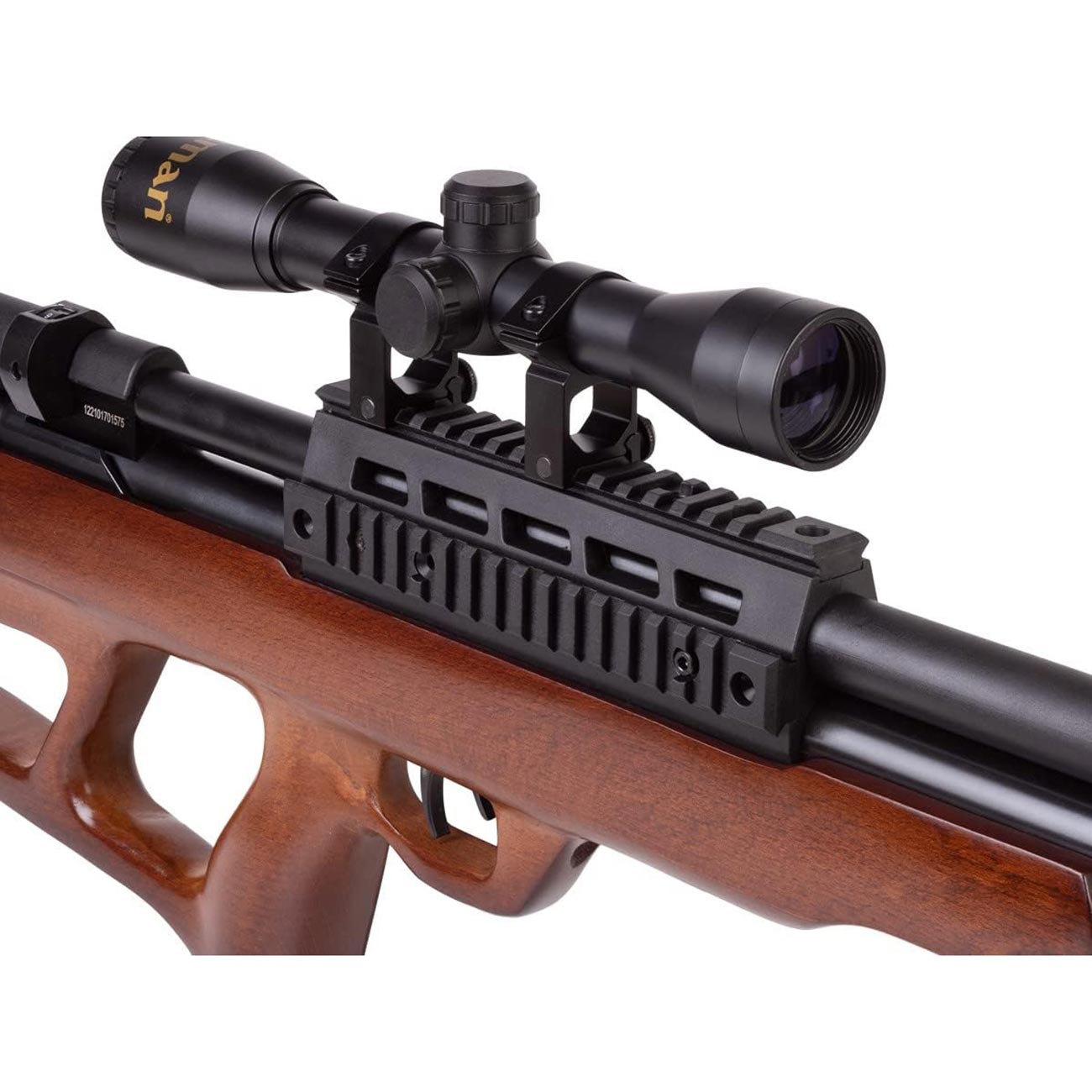 Beeman Commodore .177 Caliber Pellet PCP Air Rifle Hardwood ambidextrous thumbhole stock & 4x32mm sc