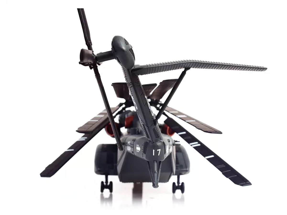 Sikorsky MH-53E Sea Dragon Helicopter Dark Gray 1/72 Diecast by Panzerkampf