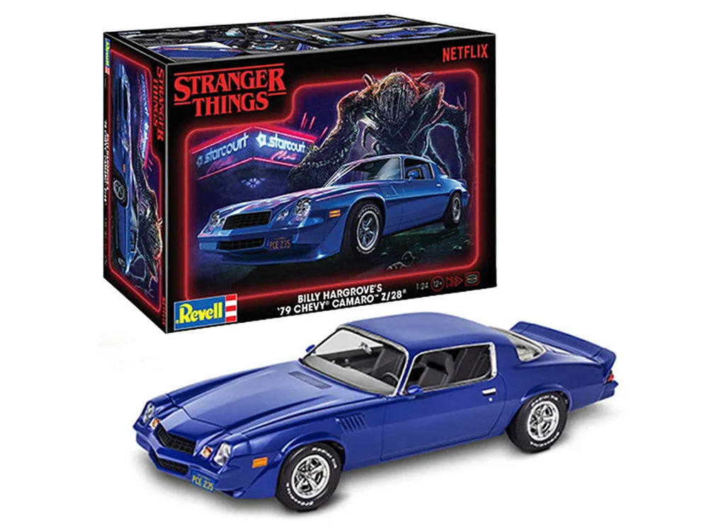 Model Kit Billy Hargrove's 1979 Chevrolet Camaro Z/28 Stranger Things 1/24 Scale
