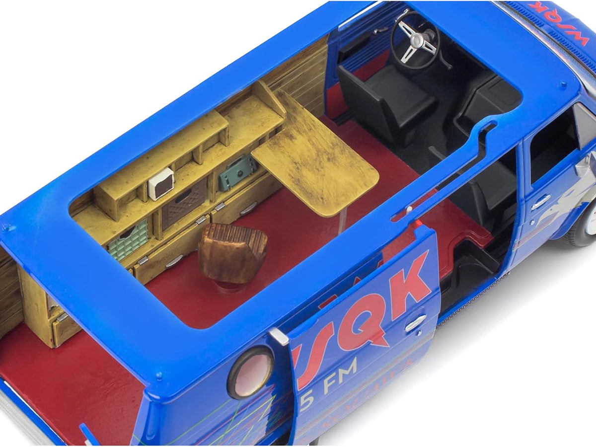 Level 3 Model Kit 1977 GMC "WSQK Squawk" Van "Stranger Things" 1/25 Scale Model