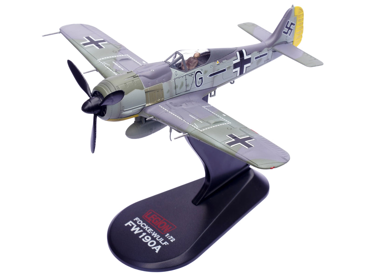 Focke-Wulf Fw 190A Aircraft German Luftwaffe 1/72 Diecast Airplane by Legion