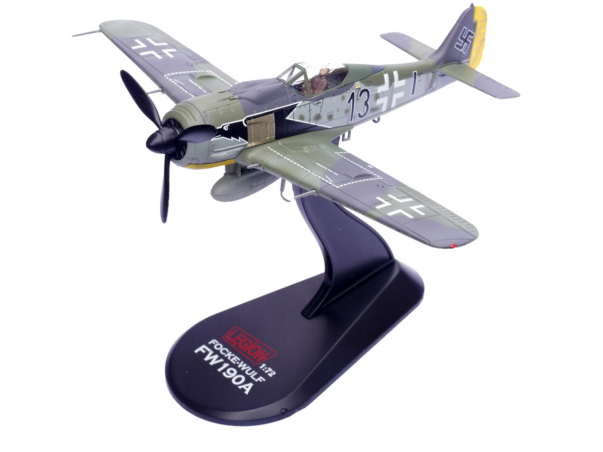 Focke-Wulf Fw 190A Aircraft German Luftwaffe 1/72 Diecast Airplane by Legion