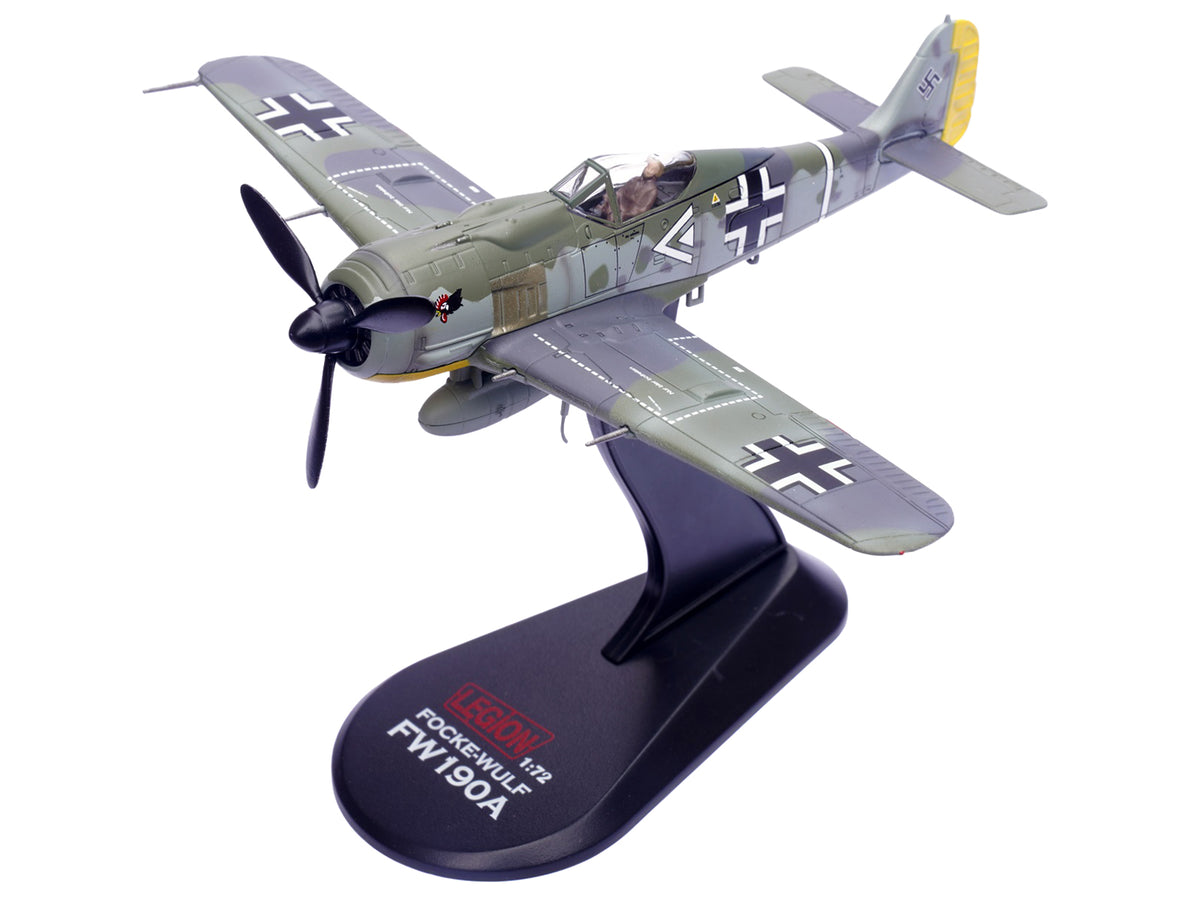 Focke-Wulf Fw 190A Aircraft German Luftwaffe 1/72 Diecast Airplane by Legion