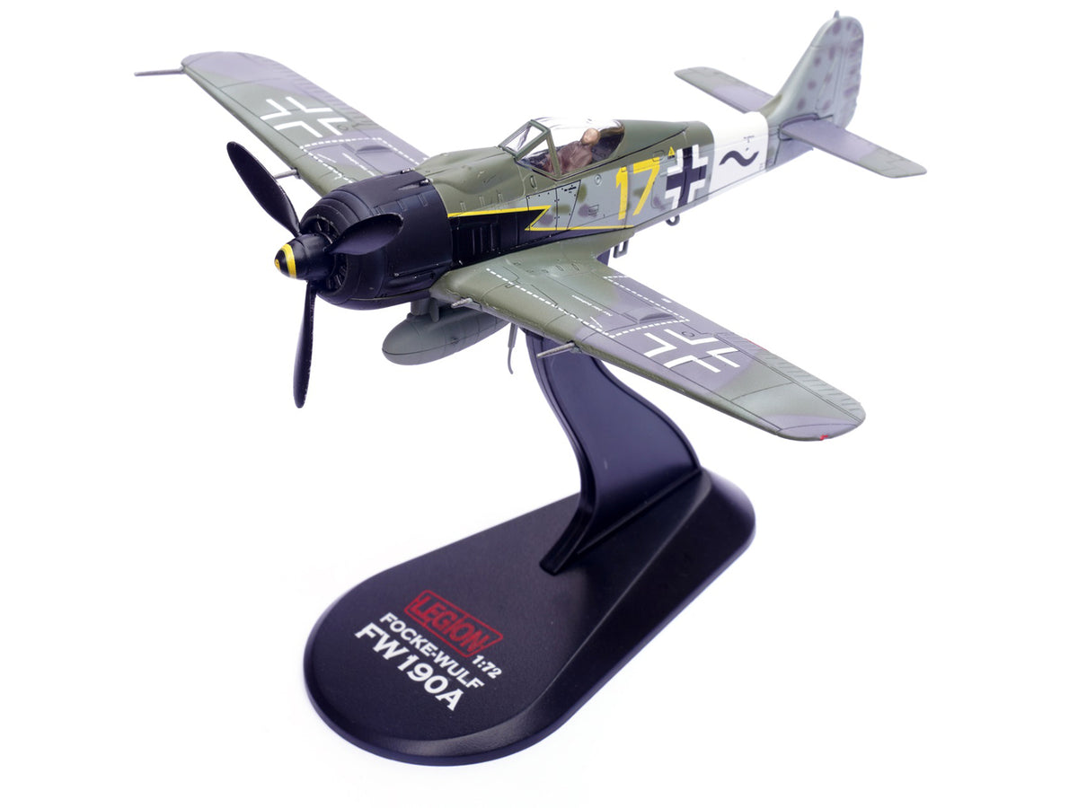 Focke-Wulf Fw 190A Aircraft German Luftwaffe 1/72 Diecast Airplane by Legion