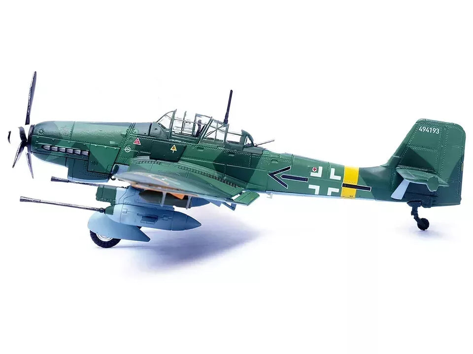 Junkers Ju 87G2 Stuka Bomber Aircraft German Luftwaffe Wing 1/72 Diecast