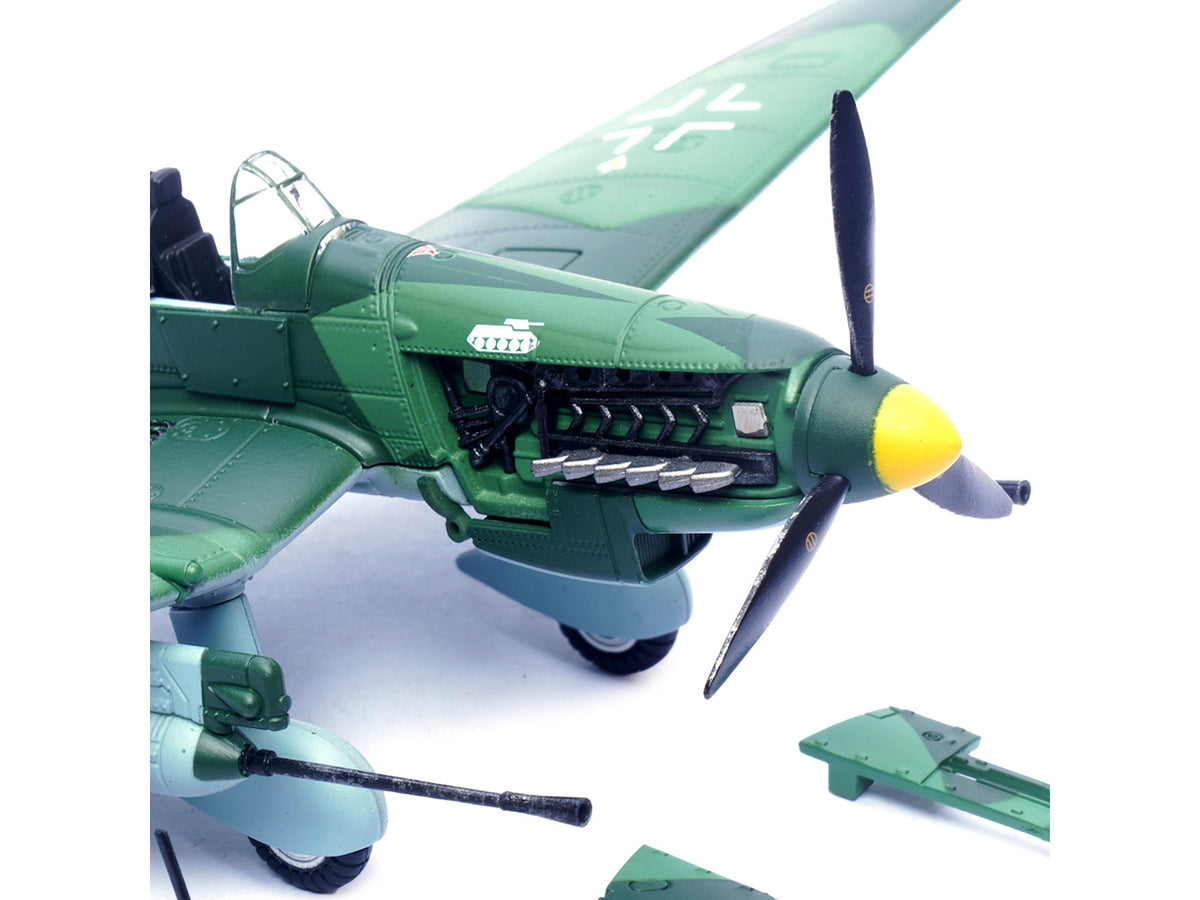 Junkers Ju 87G1 Stuka Bomber Aircraft German Luftwaffe Wing 1/72 Diecast