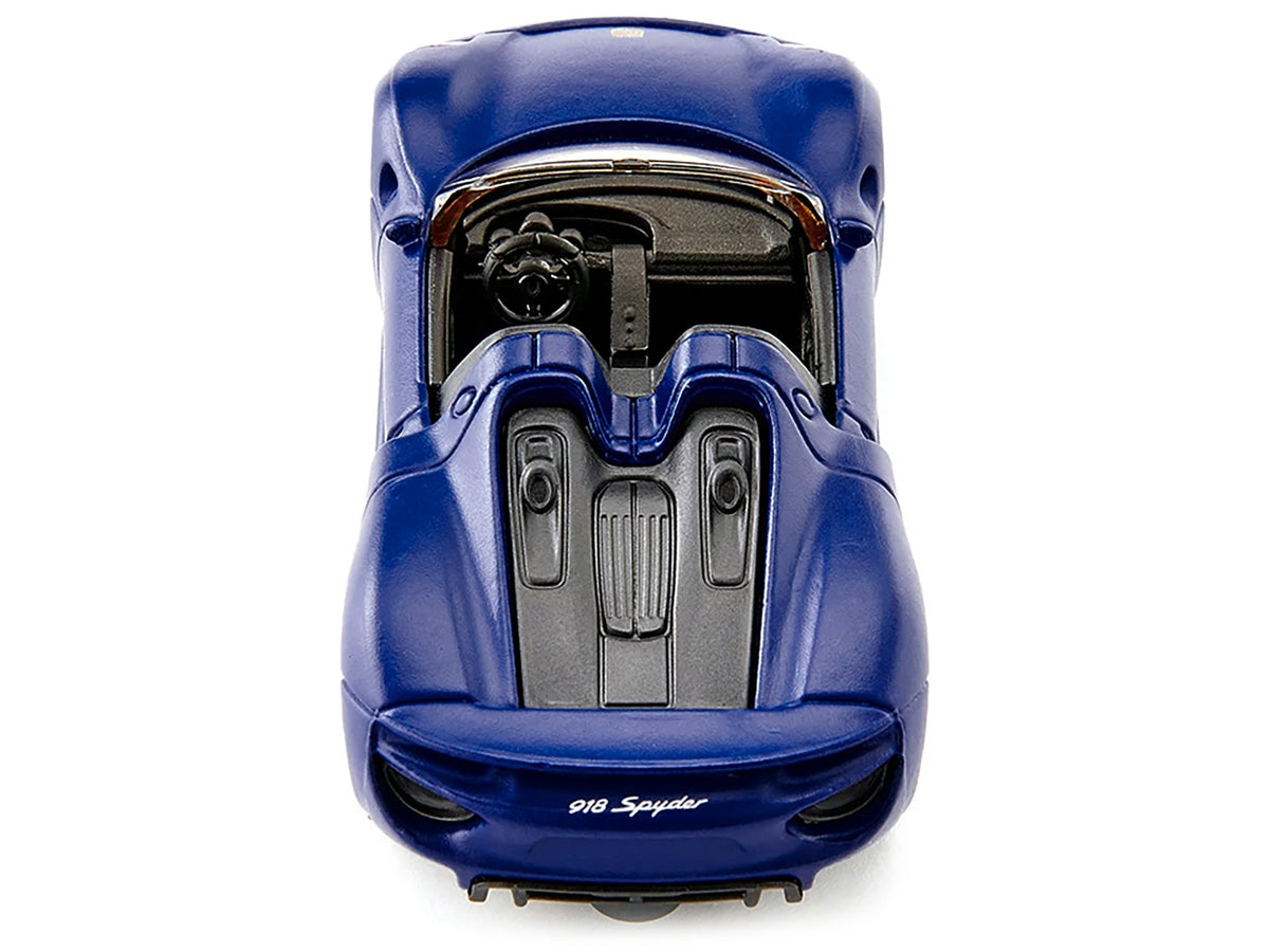 Porsche 918 Spyder Matt Blue Diecast by Siku