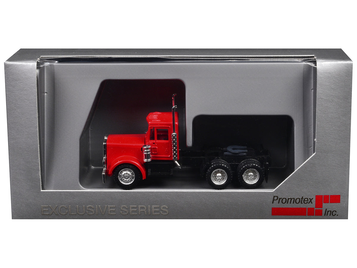 Peterbilt Short Day Cab Red 1/87 (HO) Plastic Model by Promotex