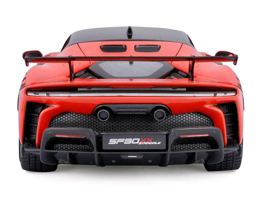 Ferrari SF90 XX Stradale Red with Black Top 1/18 Diecast Model Car - Bburago