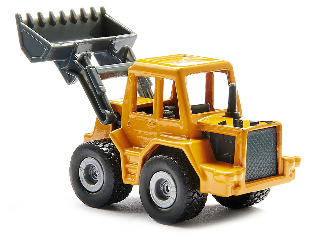 Truck with Low Loader Trailer and Front Loader Yellow Diecast by Siku