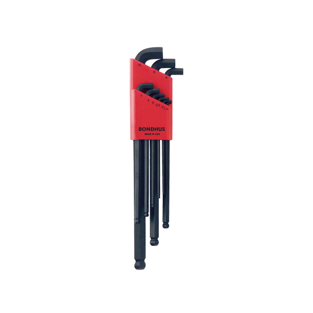 Bondhus Balldriver Stubby Metric Ball End HEX L-Keys: 1.5mm to 10mm (9 Piece) - Bulk Lot of 25 | Reseller Pack | Fast Shipping Bulk Lot 25x | Fast Shipping | Wholesale Car Audio Install Parts