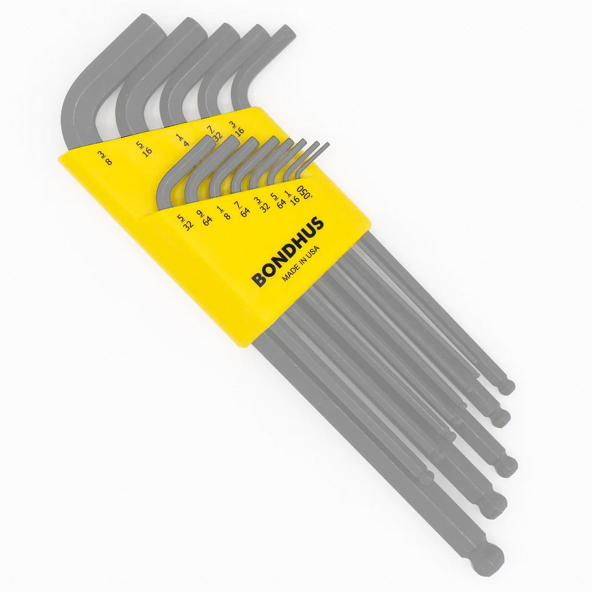 Bondhus SAE Replacement Hex Key Case - 0.050 to 3/8" (Holds 13 Tools)