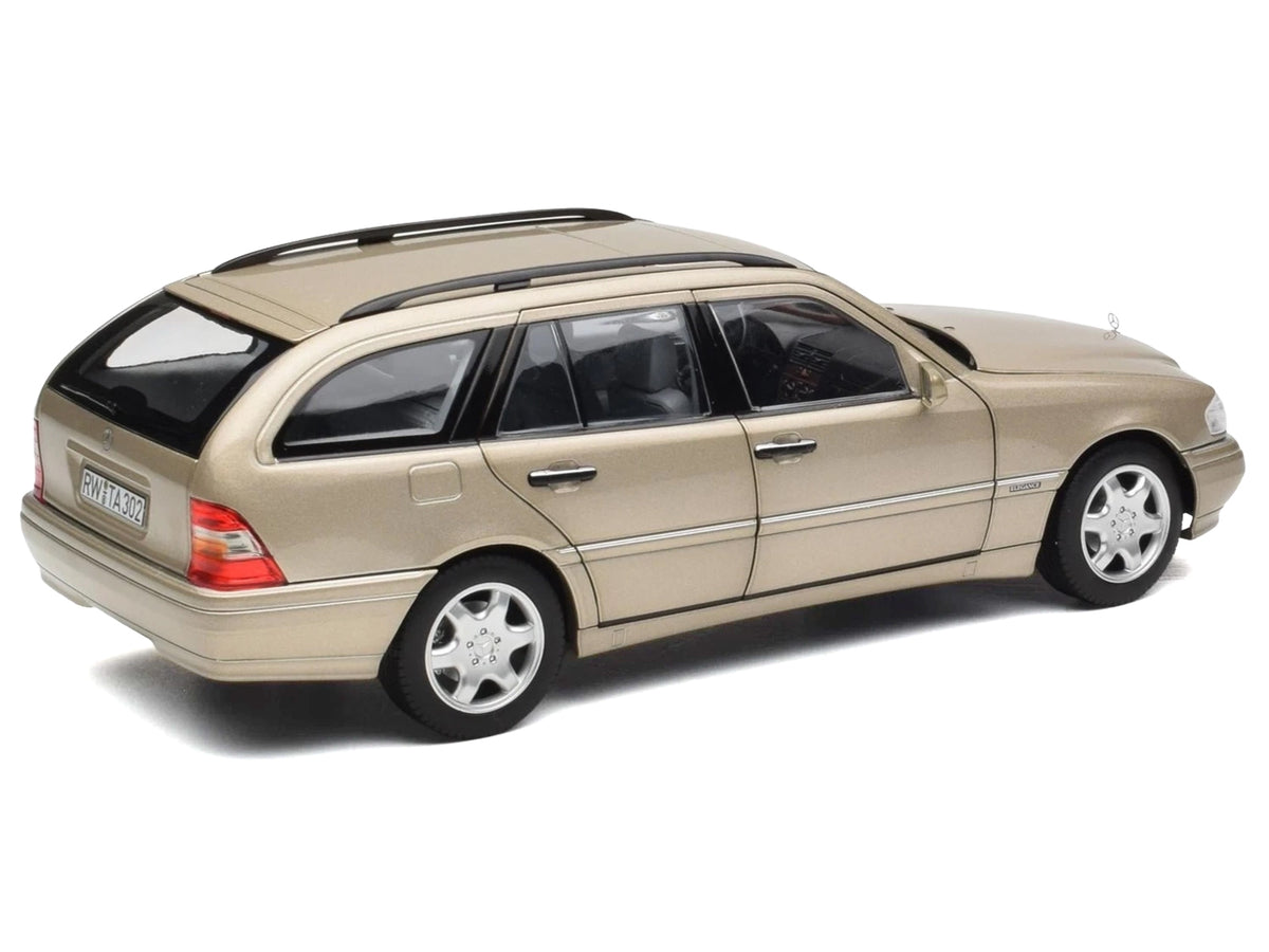 1997 Mercedes-Benz C-Class T-Model Smoke Silver Metallic 1/18 Diecast by Norev