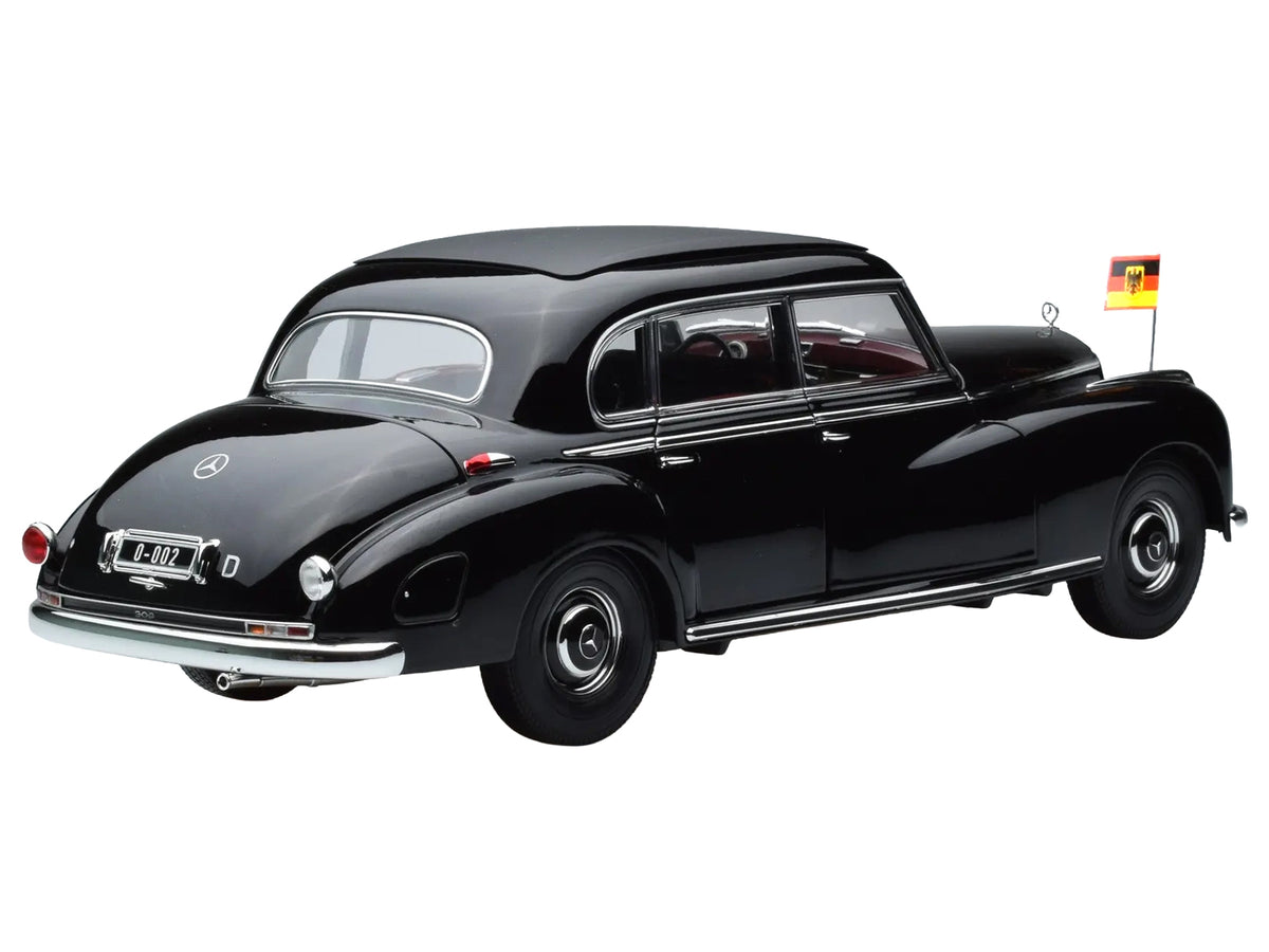 1955 Mercedes-Benz 300 Black "German Chancellor Konrad Adenauer" 1/18 Diecast