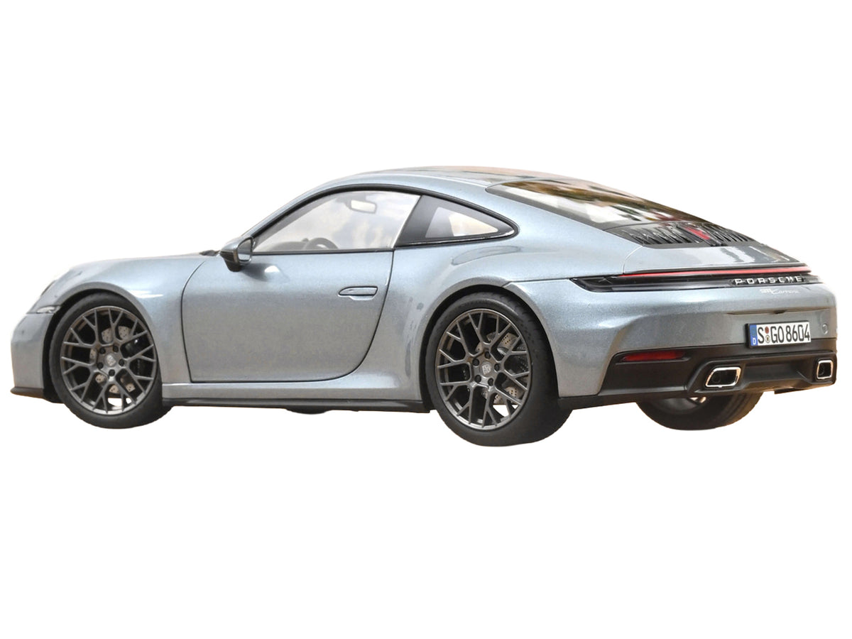 2024 Porsche 911 Carrera Polar Silver Metallic 1/18 Diecast by Norev