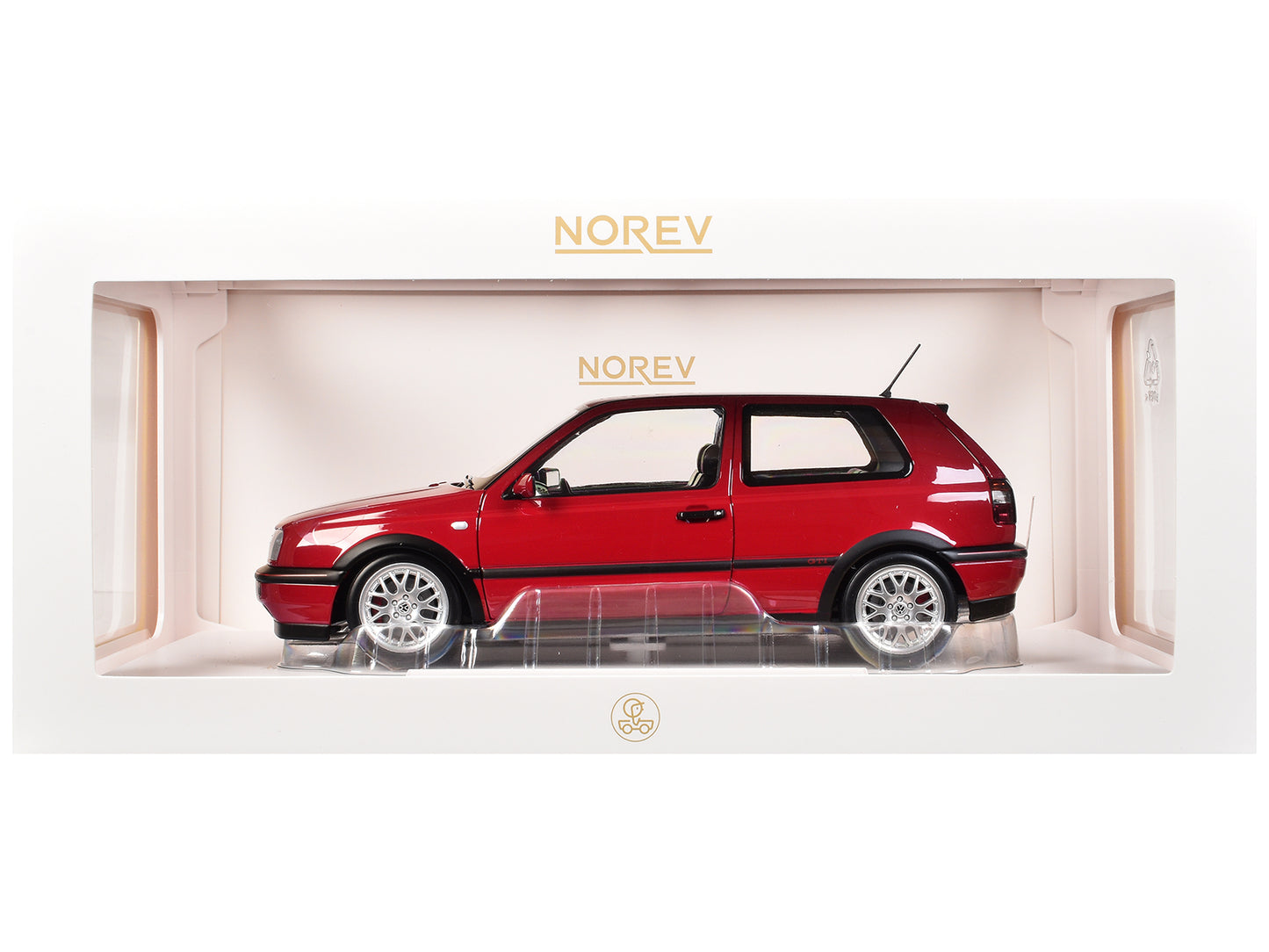 1996 Volkswagen Golf GTI "20 Years Anniversary Edition" Flash Red 1/18 Diecast Model Car by Norev