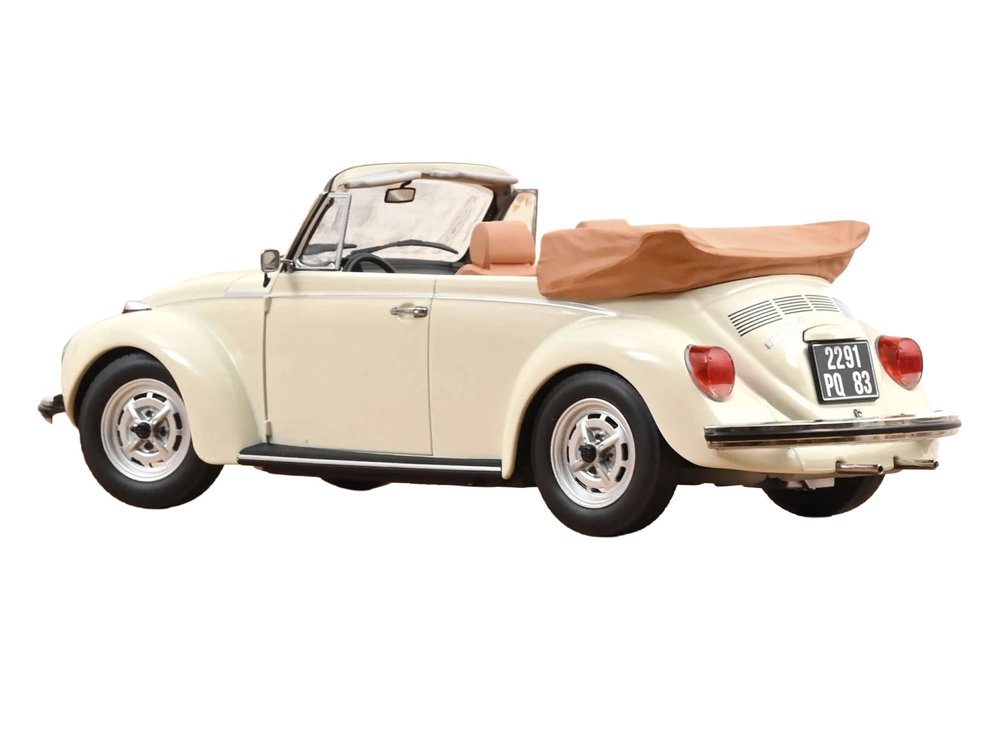 1972 Volkswagen 1303 Beetle Cabriolet Cream White 1/18 Diecast Model Car by Norev